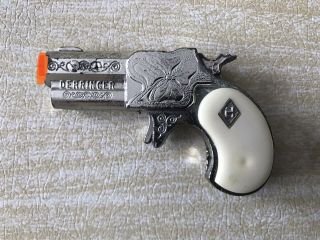 Vintage Hubley Diamond H Derringer Die Cast Toy Western Cap Gun Pistol