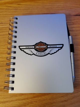 Harley Davidson Note Pad And Pen