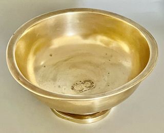 Alenchikov & Zimin Antique 1891 Stamped Russian Brass Tea Samovar Dripping Bowl