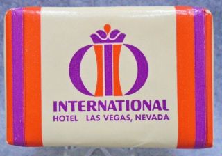 Vintage International Hotel Casino Las Vegas Bar Of Soap Elvis Presley Rare Lqqk