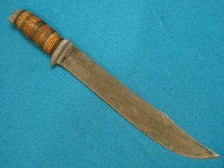 Big Vintage Custom Hunting Skinning Survival Knife Knives Fishing Combat Fighter
