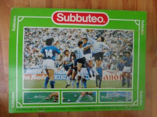 Rare Vintage Subbuteo Italia 90 1990 World Cup Set 60240 Germany V Argentina