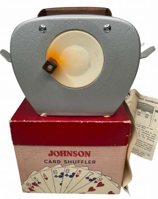 Vintage 1950’s Nestor Johnson Playing Card Shuffler Model 50