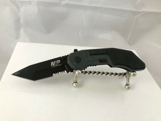 Smith & Wesson M&p Swmp3b High Carbon Steel Assisted Pocketknife