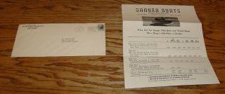 1965 Sanger Boat Price List Sales Sheet 65