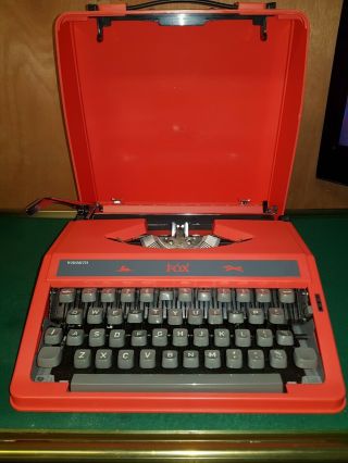 Vintage Whsmith Red Fox Typewriter