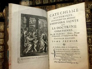 1740 Historical Catechism Containing Brief History Of Doctrine - 30 Engravings
