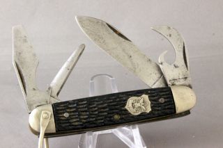 Imperial Boy Scouts Of America Camp/utility Knife,  Plastic Handles,  1936 - 1952