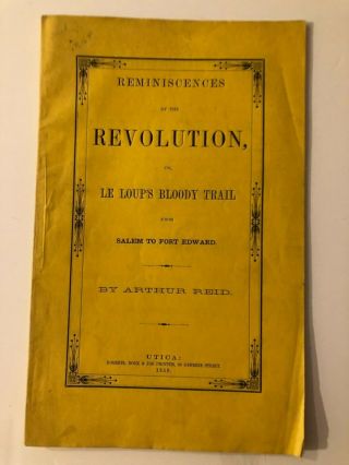 1859 Reminiscences Of Revolution,  Le Loup 