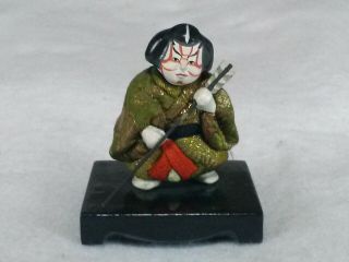 Yanone Kabuki Doll Ornament /　folk Craft　/ In Japan
