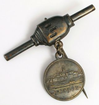 Revolutionary War Boston Us Navy Gun Anchor Windlass Capstan Cannon Pin Insignia