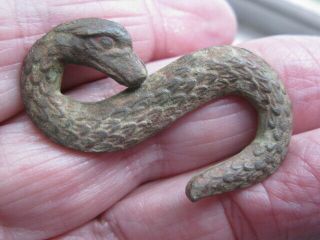 Detecting Find Revolutionary War Snake Buckle Serpent Detail Loyalist Site