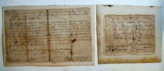 1780 Commission & 1781 Discharge Papers Of Sgt.  John Conklin,  Ny.  West Point