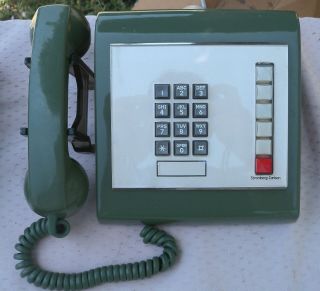 Vintage 1a2 Stromberg - Carlson Secretary Key Telephone In Avocado Green