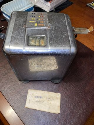 Mills Vest Pocket Slot Machine ",  " Plus Model Nickel 5 Cents W/ Key