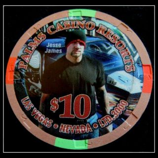 Hard To Find / 2006 $10 Palms - " Jesse James - Coors Choppers " / Las Vegas,  Nv