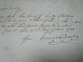 21 Revolutionary War Pay Order 1780 ' s Continental Army Receipt 2