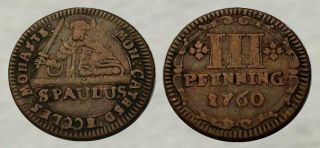 ☆ Historic - 1760 Colonial Era Copper Coin ☆