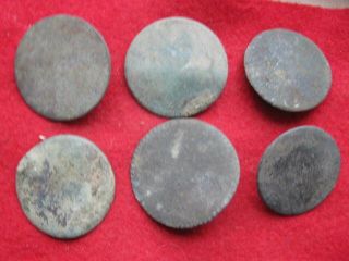 Detecting Finds 6 Large 30mm Revolutionary War Buttons