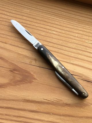 Antique Ixl George Wostenholm Sheffield Pen Knife.  Horn Handle Pocket Knife