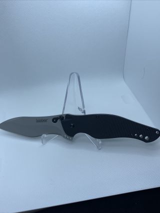 Kershaw 1595 Speed Bump Assist Open Folding Knife Black G10 Handles Perfect Edc