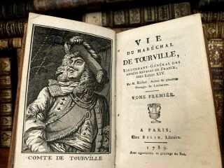 1789 Life Of Marashall De Tourville - Order Of Malta Naval Battle