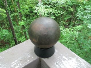 Civil / Revolutionary War Dug 5 Lb Cannonball Artillery Shell Relic Cannon Ball