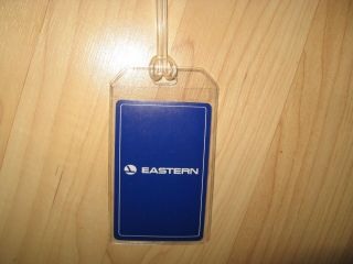 Eastern Airlines Luggage Tag - Vintage Eal Logo Playing Card Suitcase Name Tag