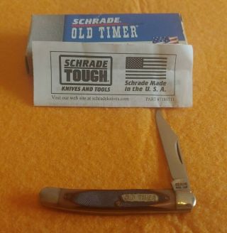 Schrade Usa Old Timer 18ot “mighty Mite” Pocket Knife Box - N - Papers Near