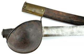 FRENCH MODEL 1833 TYPE NAVAL CUTLASS BOARDING NAVY SWORD,  DATED 1838 2