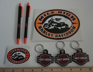 Mile High Harley - Davidson Motorcycle Stickers,  Pens & Keychains