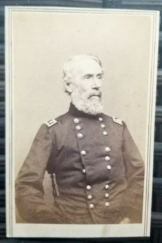 Civil War Cdv Photo Union General Edwin Sumner Brady Photo