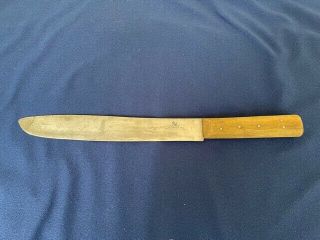 Old I.  Wilson Sycamore St Sheffield England Butcher Knife 11 1/4 "