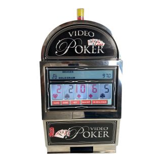 Video Poker Machine Electronic Touch Screen Bar Top Casino Style Jumbo 7 In One
