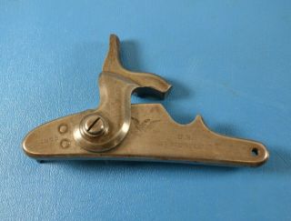 Civil War U.  S.  Springfield Musket Lockplate Mechanism Complete 1863 Lock Plate