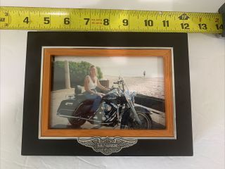 Harley Davidson Picture Frame Fits 4x6 Photo