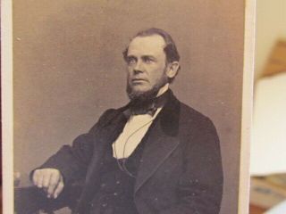 Civil War Soldier Released From Duty Cdv Photo & Album Page
