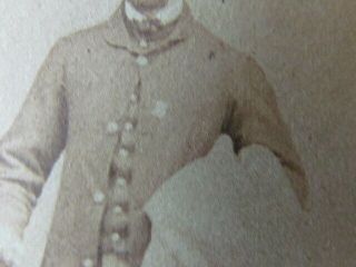 Hudson York Civil War soldier with corps badge cdv photograph 3