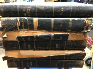 1861,  1862,  1863 1864 1865 Harper’s Weekly Bound Books Antique Civil War Prints