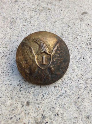 Antique Civil War Union Army Infantry Brass Eagle Button Marked Superior Quality