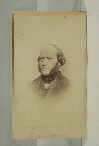 1860s Civil War Union Navy Engineer John Ericsson Cdv Photo Designed Uss Monitor