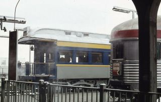 D&h Delaware And Hudson Cp Railroad Train Coaches Montreal Qc 1976 Photo Slide