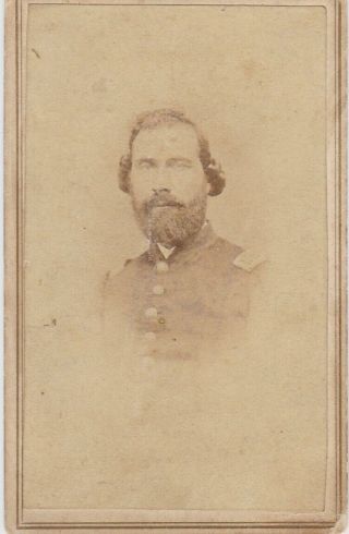 Civil War Cdv Soldier I.  D.  Capt.  Alexander Bruce 22nd Kentucky Infantry