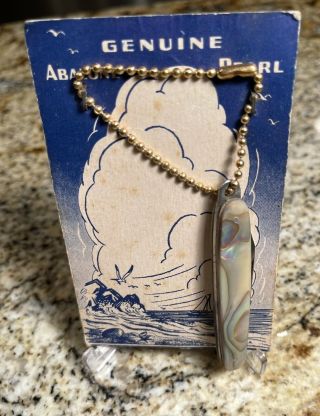1950’s Salm Abalone Pearl Pocket Knife - “”new””