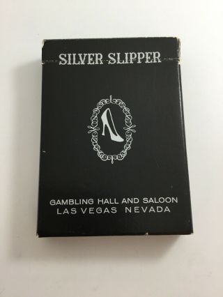 Vintage Silver Slipper Casino Las Vegas Nv Playing Cards - Highly Collectible