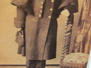 Pennsylvania 1st Light Artillery soldier captured at Gettysburg signed cdv photo 3