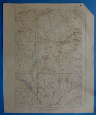 Howe Brook,  Maine,  Vintage Usgs Topographic Map,  Edition Of 1939