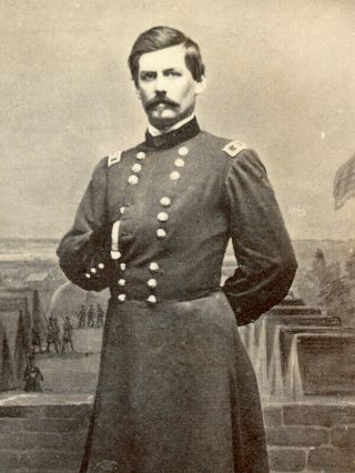 Civil War 1862 General George B Mcclellan By Mathew Brady In Washington D C