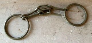 Vintage Triple Link 5 1/4” Never Rust Snaffle - Made In England
