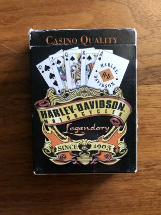 Vintage Harley Davidson Playing Cards Casino Style Deck